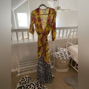Farm Rio Maxi Wrap Dress